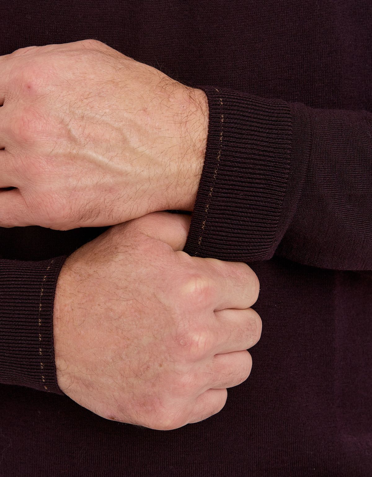 Поло бордовое с длинным рукавом Gratude на молнии | купить в интернет-магазине Olymp-Men