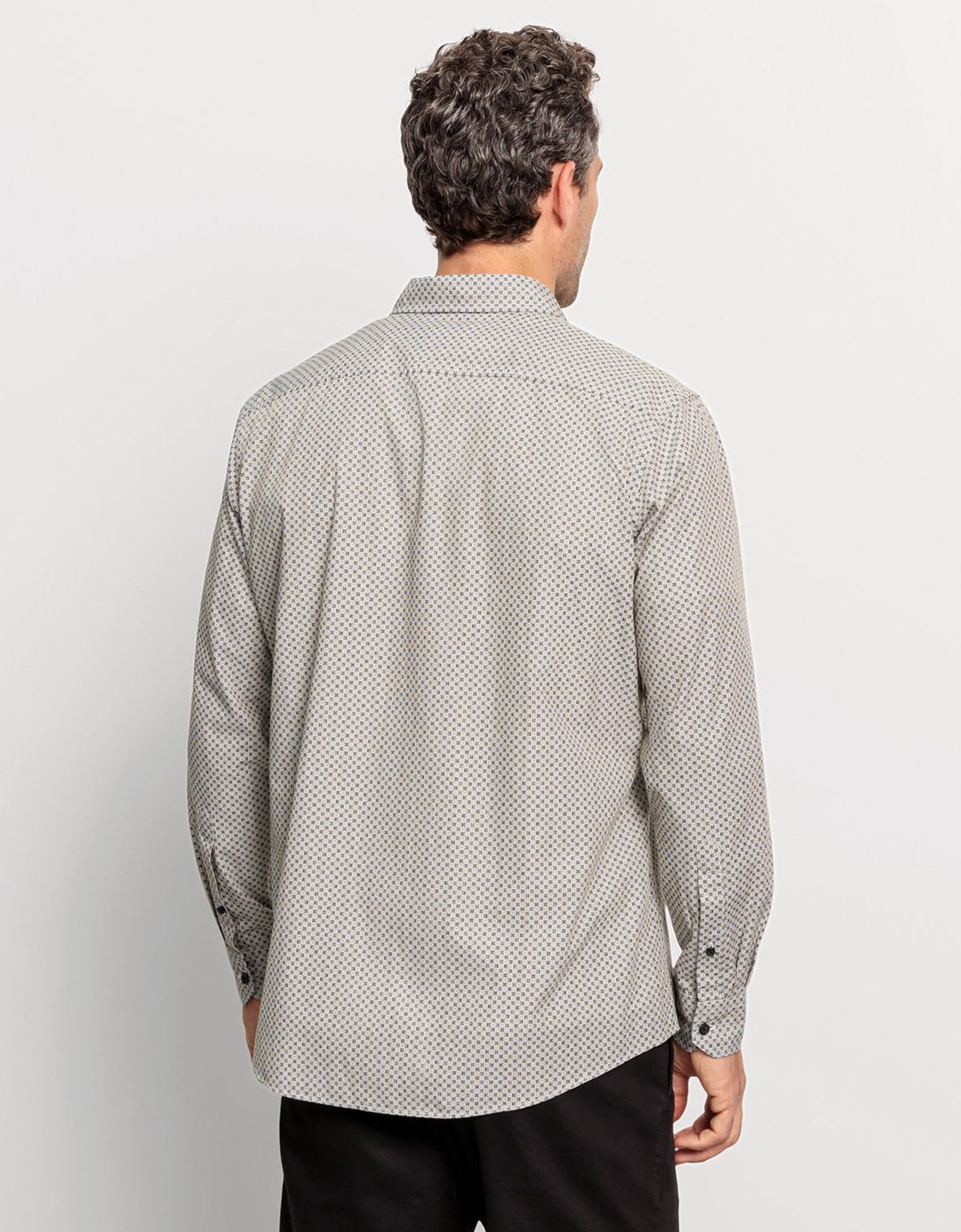 Рубашка мужская OLYMP хлопковая с принтом | купить в интернет-магазине Olymp-Men