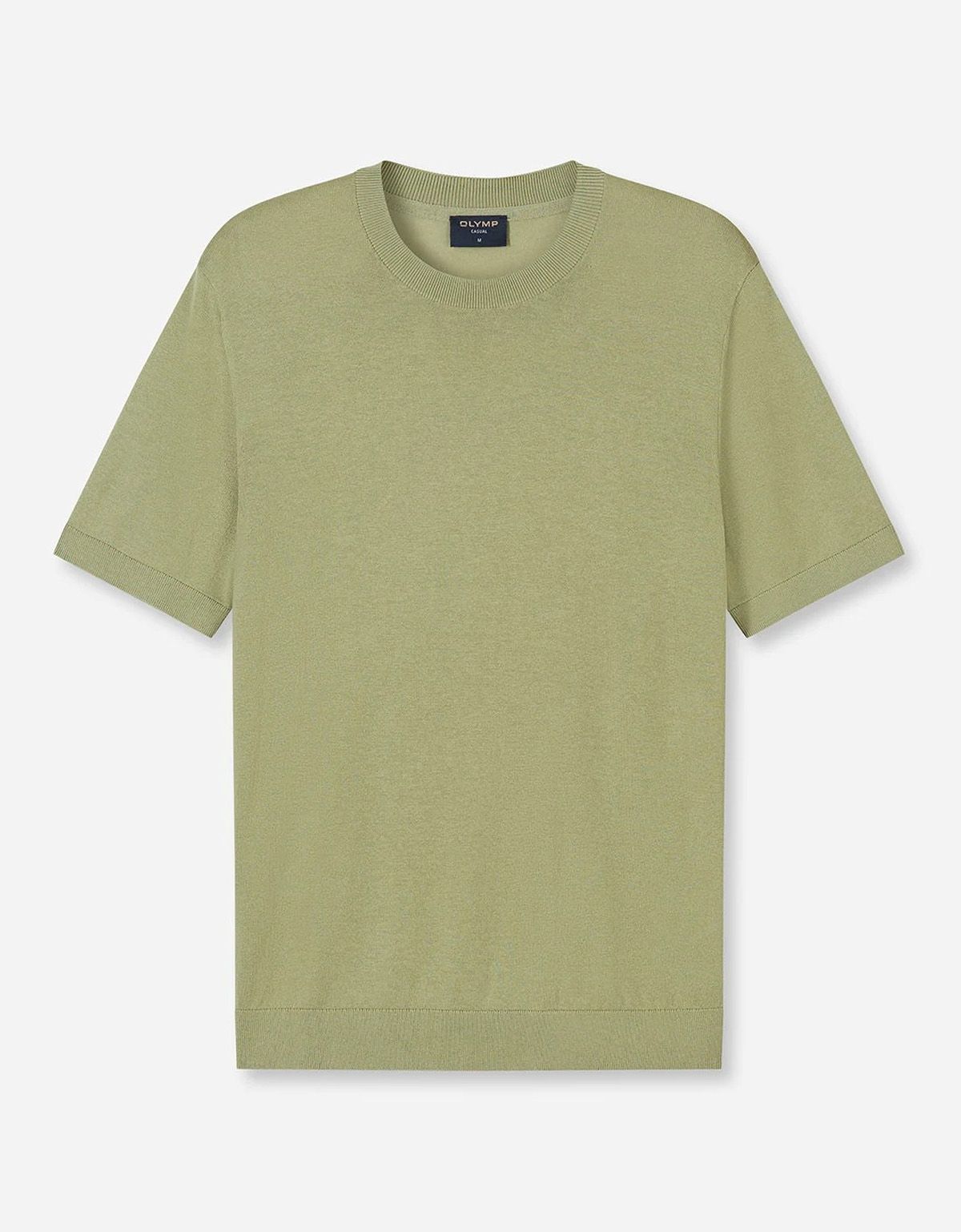 Футболка мужская вязанная зелёная Olymp | купить в интернет-магазине Olymp-Men