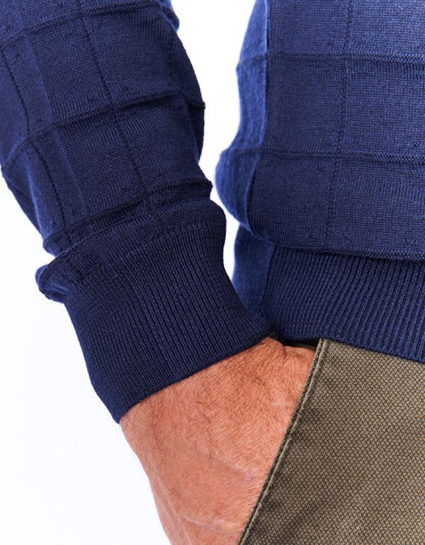 Поло мужское вязаное на молнии Gratude с длинным рукавом | купить в интернет-магазине Olymp-Men