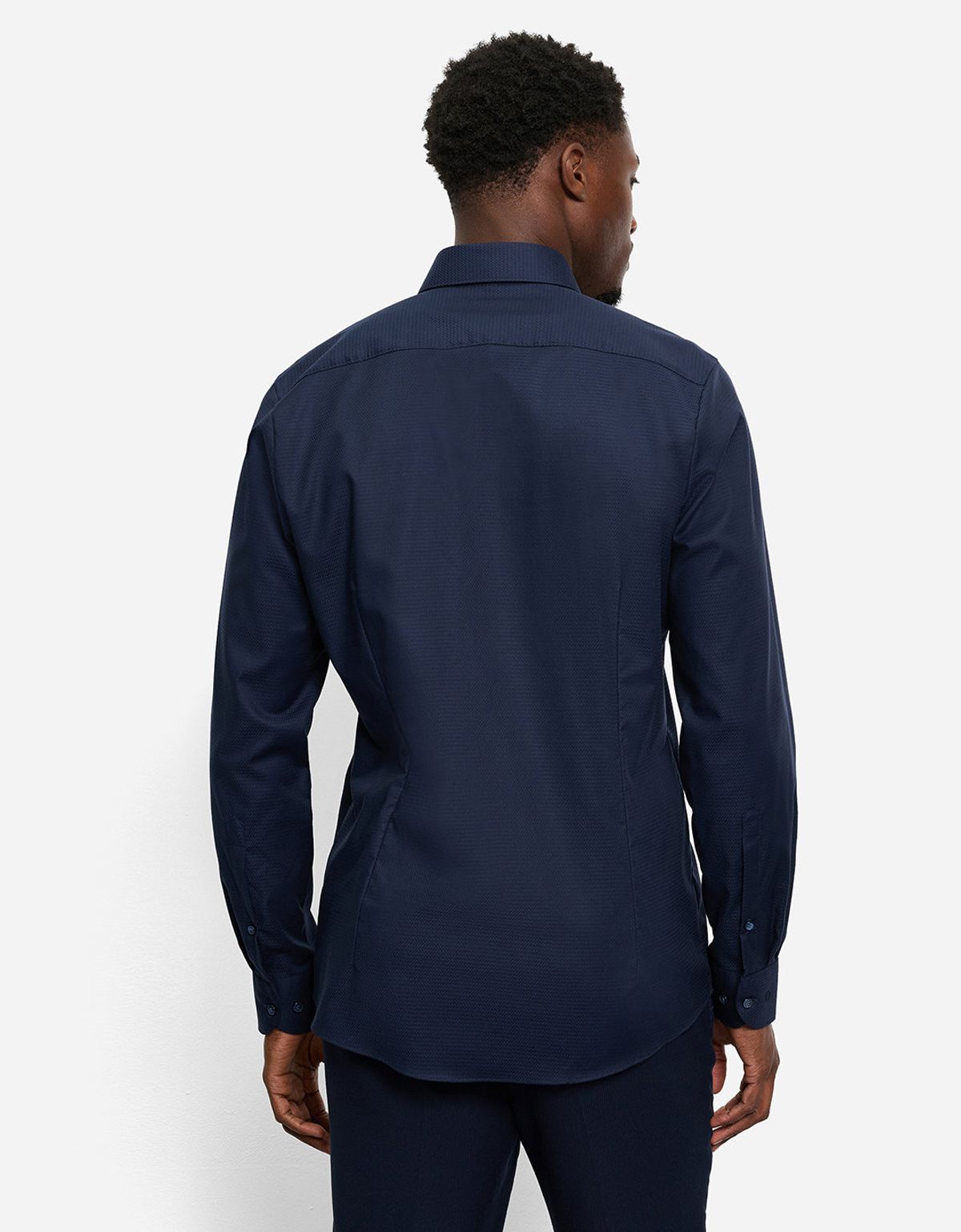 Рубашка мужская однотонная OLYMP, body fit, на высокий рост | купить в интернет-магазине Olymp-Men