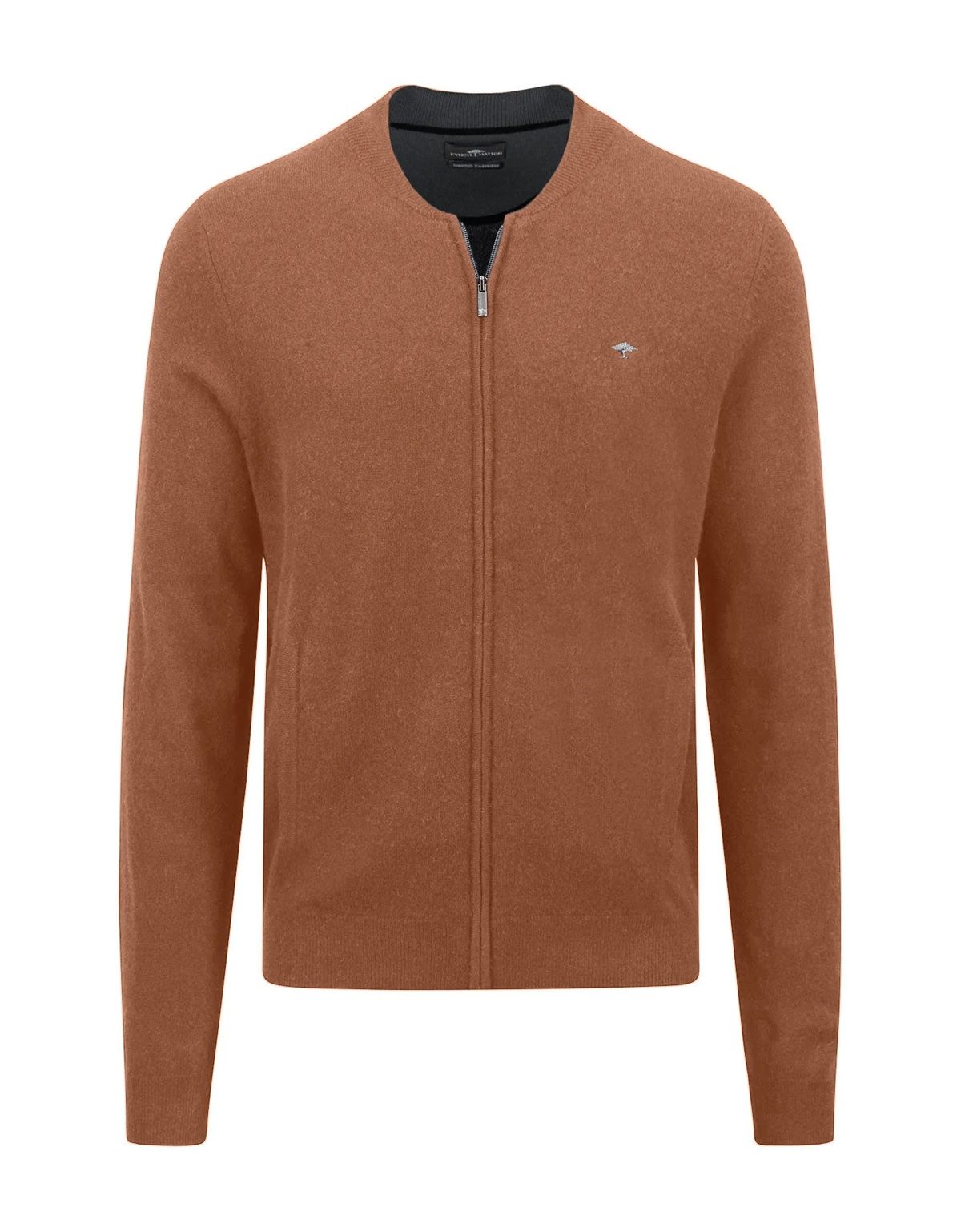 Кардиган вязанный на молнии Fynch-Hatton | купить в интернет-магазине Olymp-Men