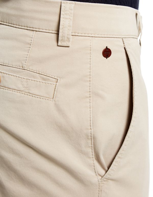 Брюки бежевые мужские Meyer из хлопка, прямой крой | купить в интернет-магазине Olymp-Men