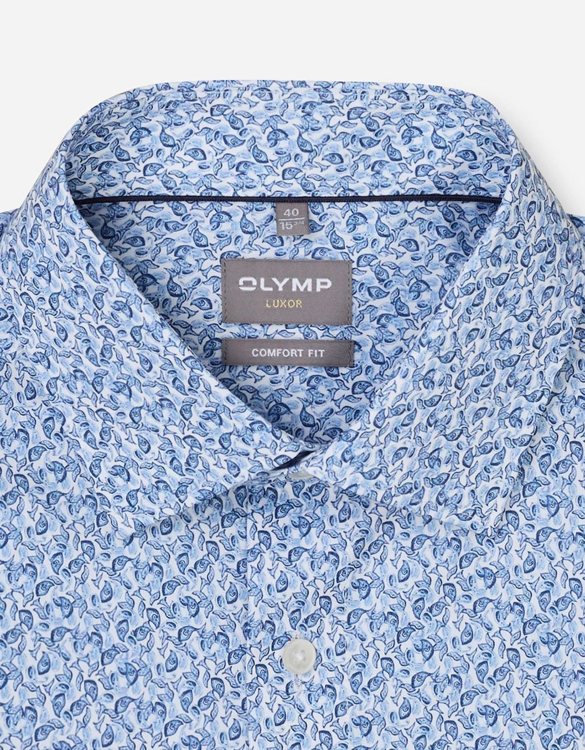 Сорочка мужская с рисунком OLYMP Luxor, прямой крой | купить в интернет-магазине Olymp-Men