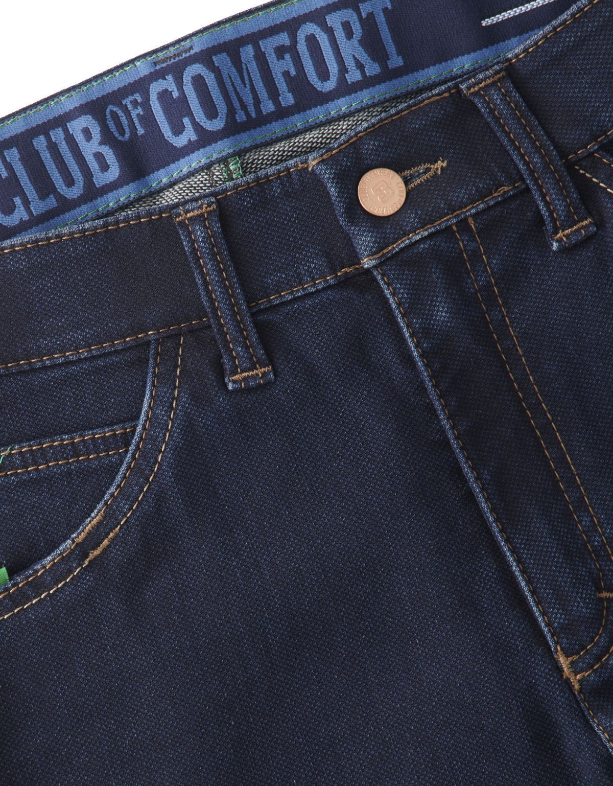 Джинсы мужские синие Club Of Comfort прямые | купить в интернет-магазине Olymp-Men