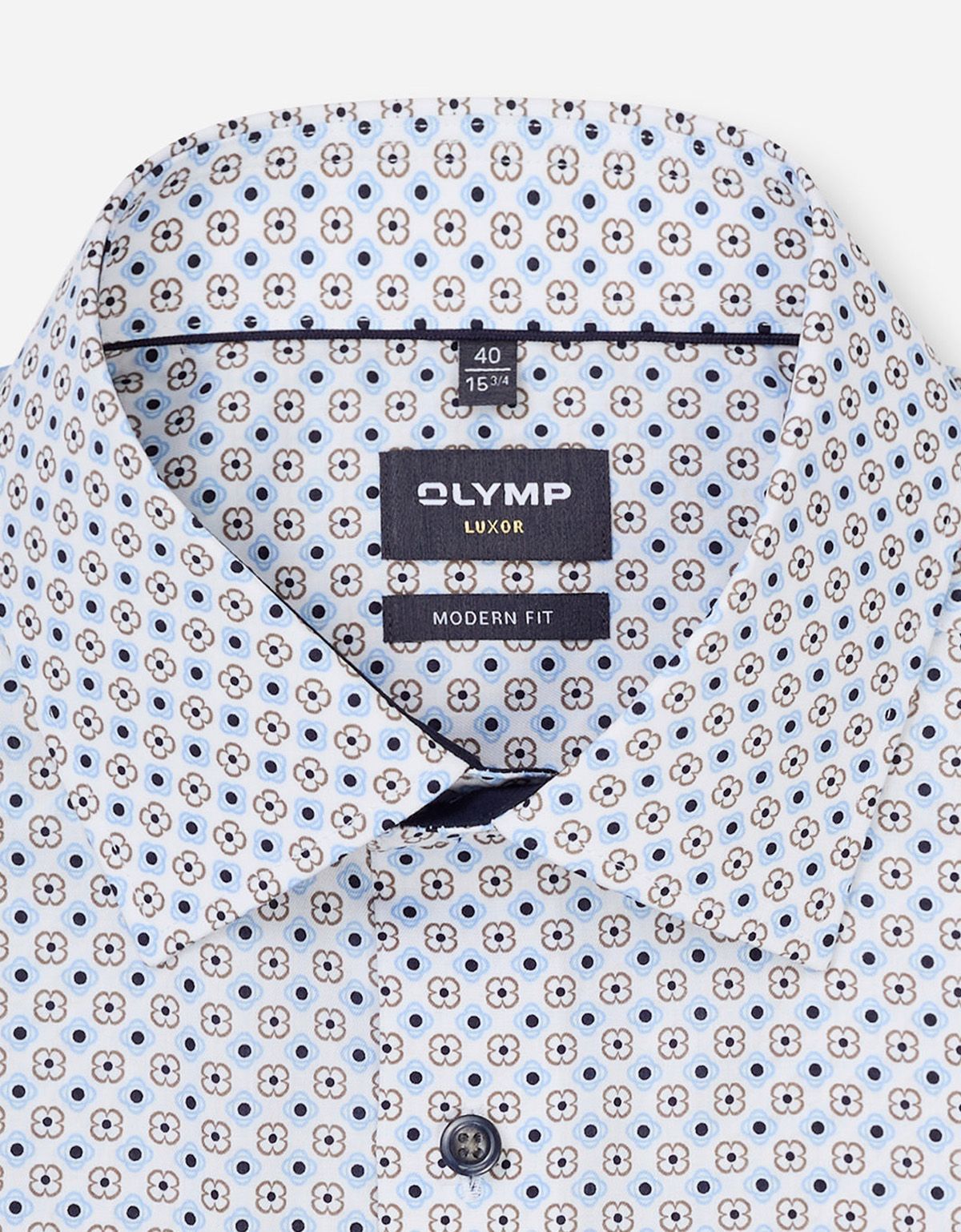 Рубашка с принтом OLYMP Luxor, modern fit