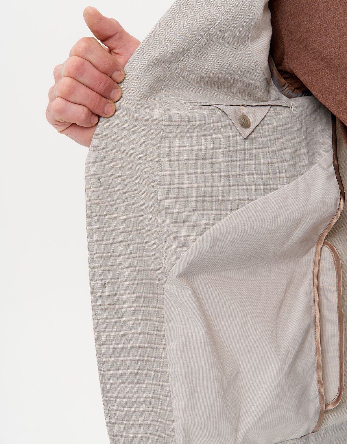 Мужской летний пиджак в клетку w.Wegener | купить в интернет-магазине Olymp-Men