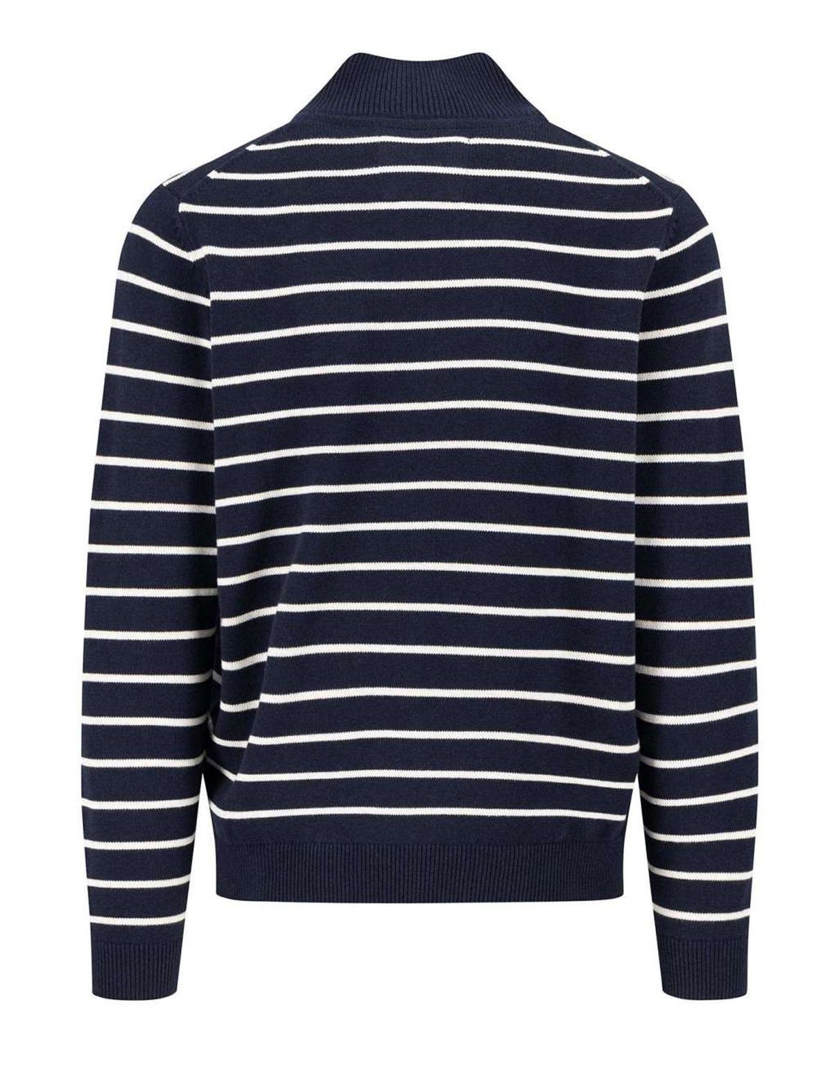 Свитер мужской в полоску на молнии Fynch-Hatton | купить в интернет-магазине Olymp-Men