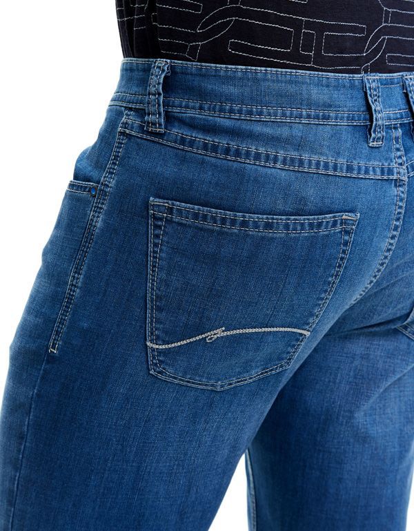 Джинсы голубые мужские Hattric прямого кроя | купить в интернет-магазине Olymp-Men