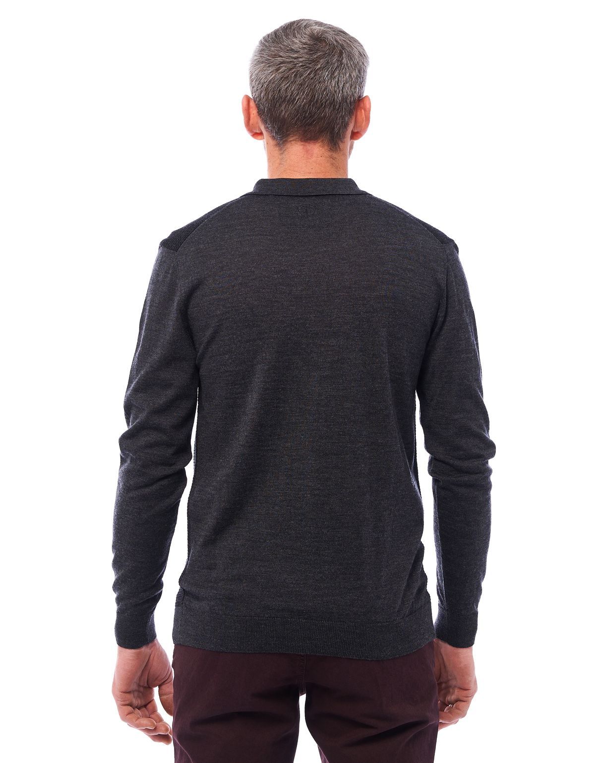 Поло мужское вязаное на молнии Gratude, шерсть с шёлком | купить в интернет-магазине Olymp-Men