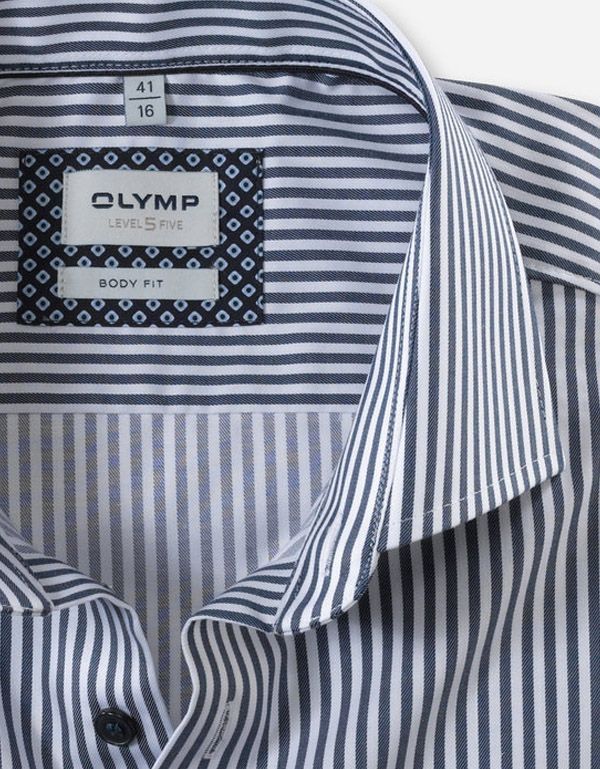 Рубашка классическая OLYMP длинный рукав, body fit | купить в интернет-магазине Olymp-Men