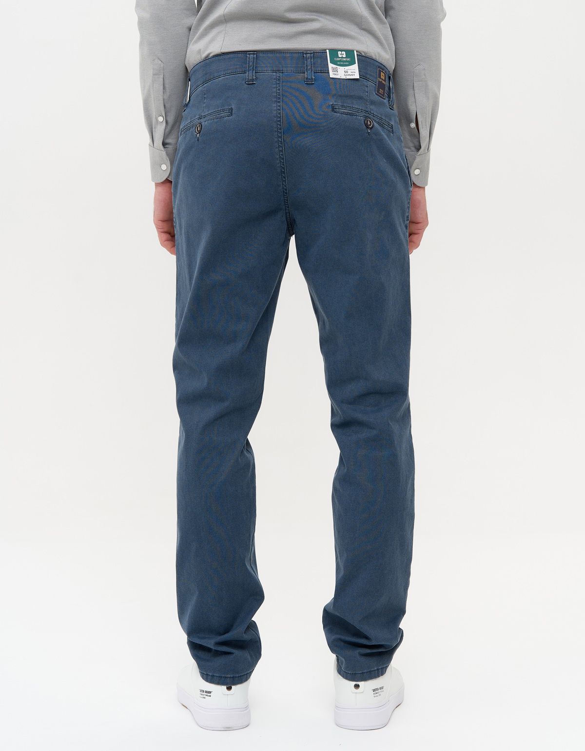 Брюки чинос синие мужские Club of Comfort хлопковые | купить в интернет-магазине Olymp-Men