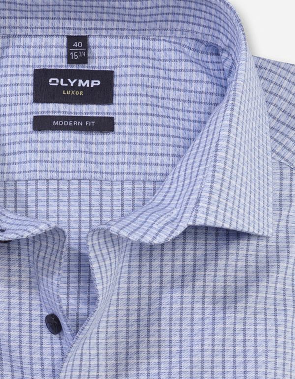 Рубашка классическая мужская в полоску OLYMP Luxor, modern fit | купить в интернет-магазине Olymp-Men