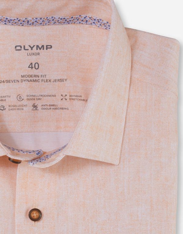 Рубашка трикотажная классическая OLYMP Luxor 24/7, modern fit | купить в интернет-магазине Olymp-Men
