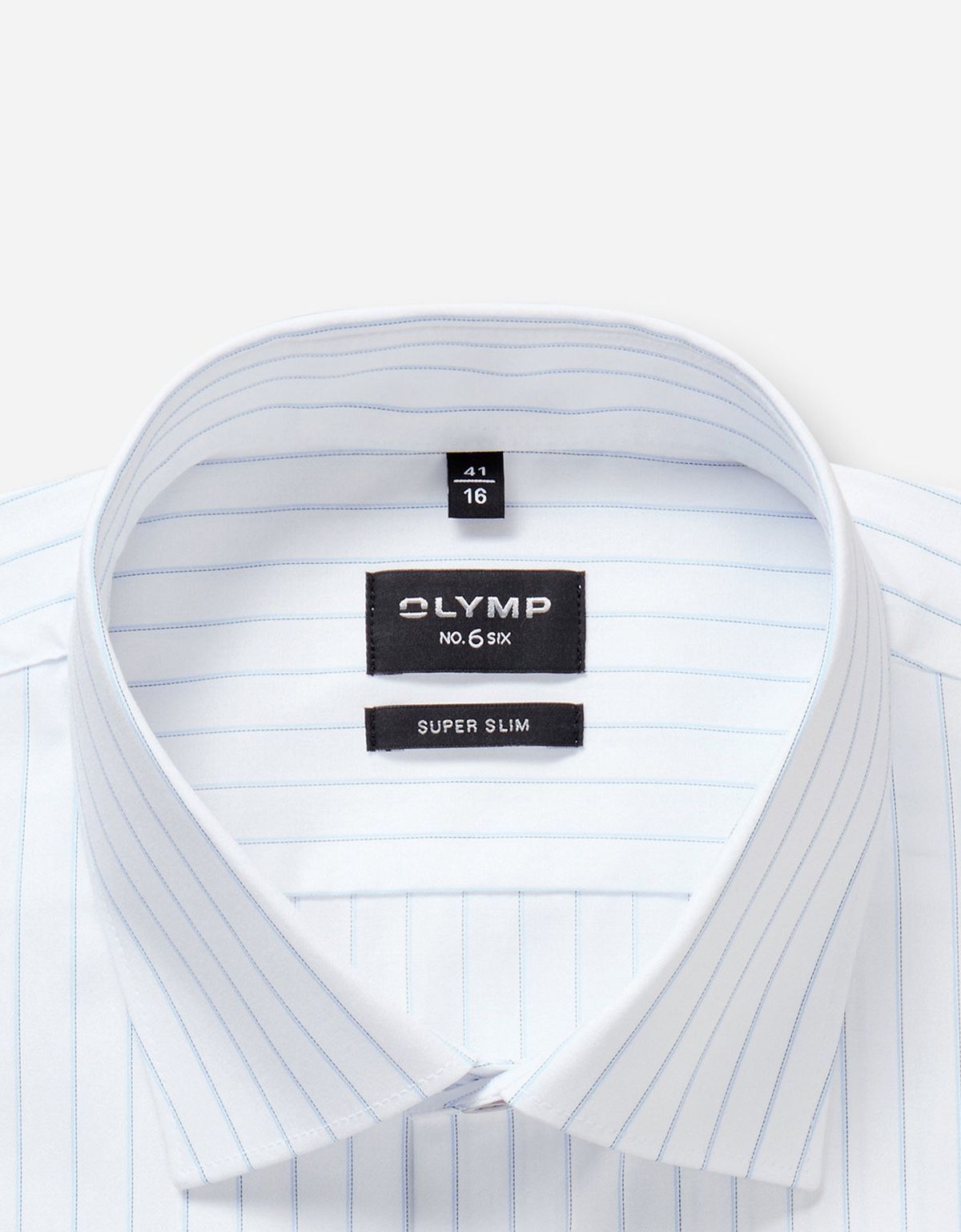 Сорочка классическая в полоску OLYMP супер слим | купить в интернет-магазине Olymp-Men