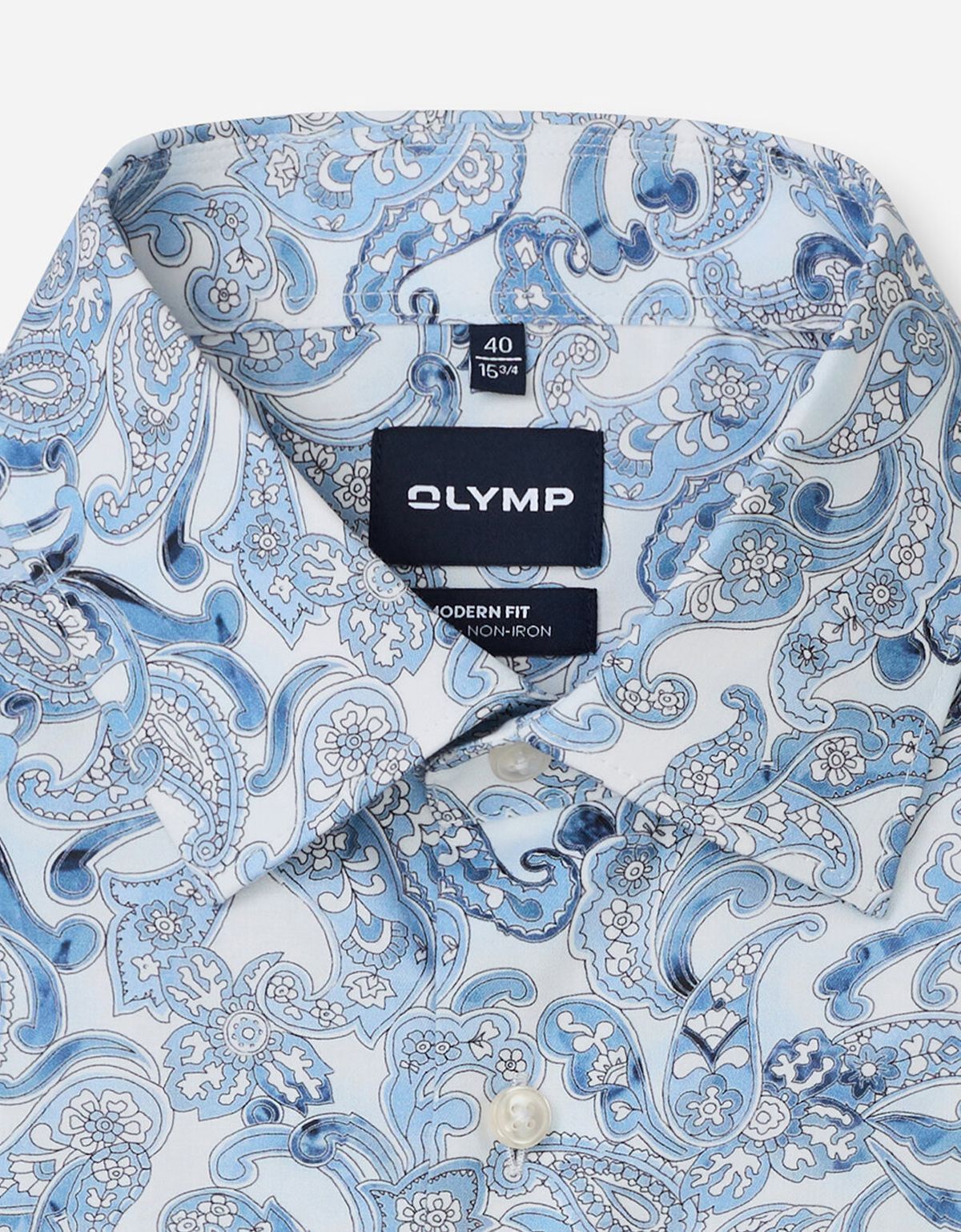 Рубашка с рисунком огурцы OLYMP Luxor, модерн фит | купить в интернет-магазине Olymp-Men