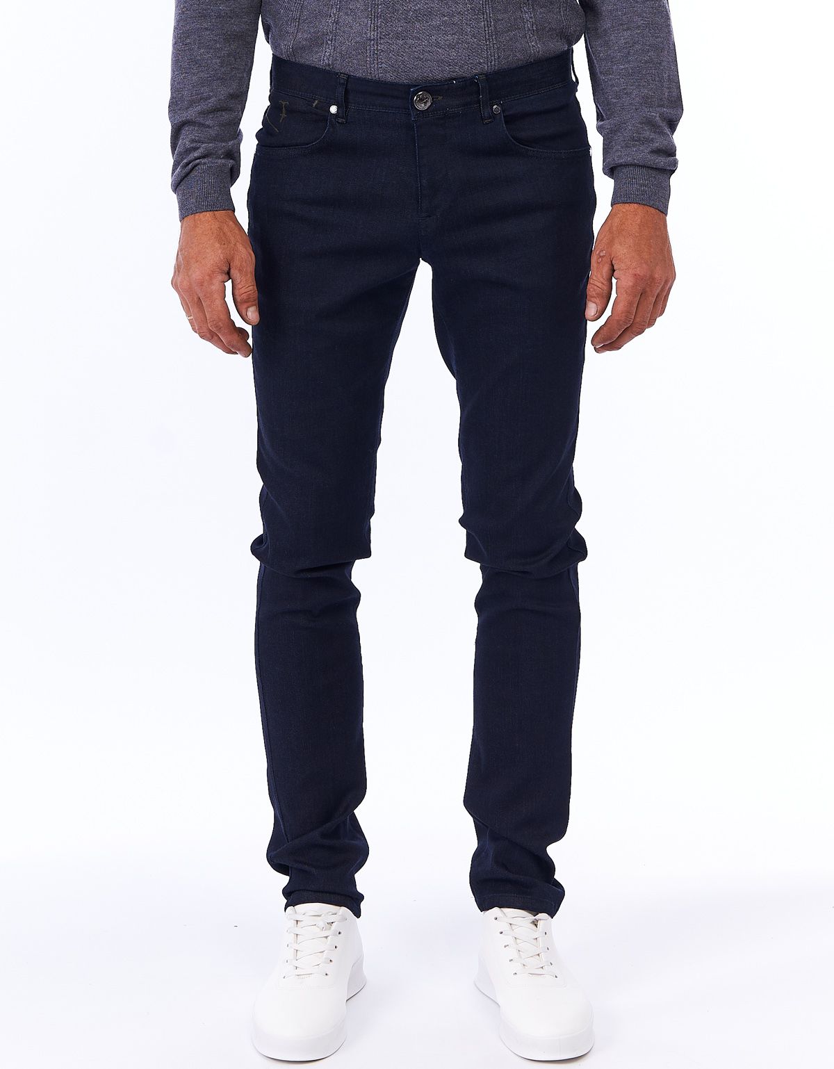 Джинсы мужские синие Gratude зауженные | купить в интернет-магазине Olymp-Men