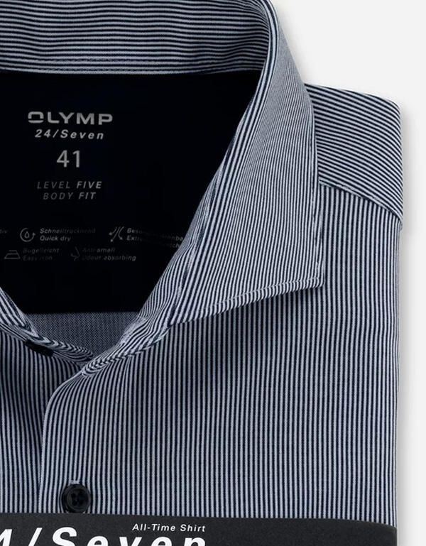 Трикотажная сорочка Olymp 24/7, body fit | купить в интернет-магазине Olymp-Men