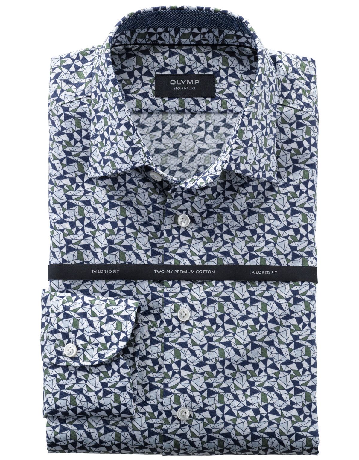 Рубашка мужская Signature, геометрический дизайн