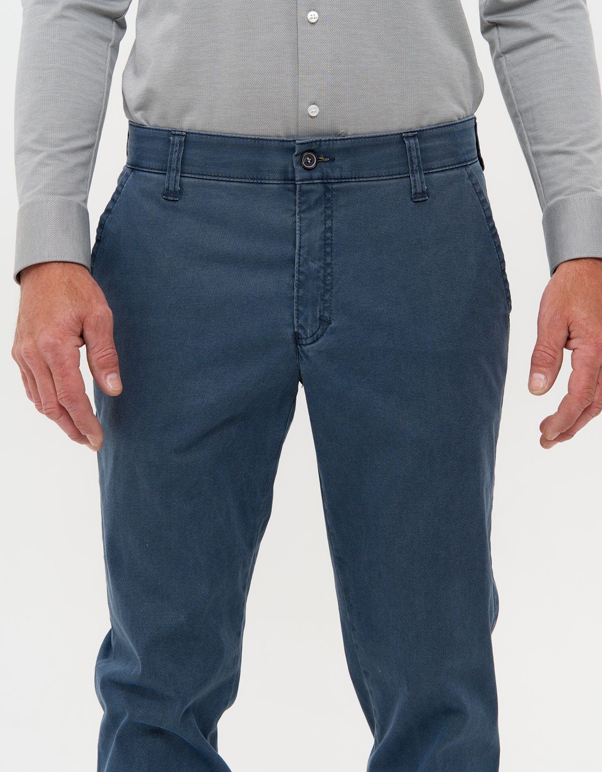 Брюки чинос синие мужские Club of Comfort хлопковые | купить в интернет-магазине Olymp-Men