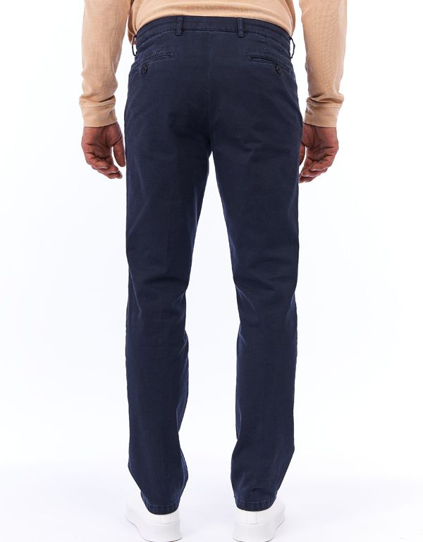 Брюки мужские Meyer синие хлопковые, прямые | купить в интернет-магазине Olymp-Men