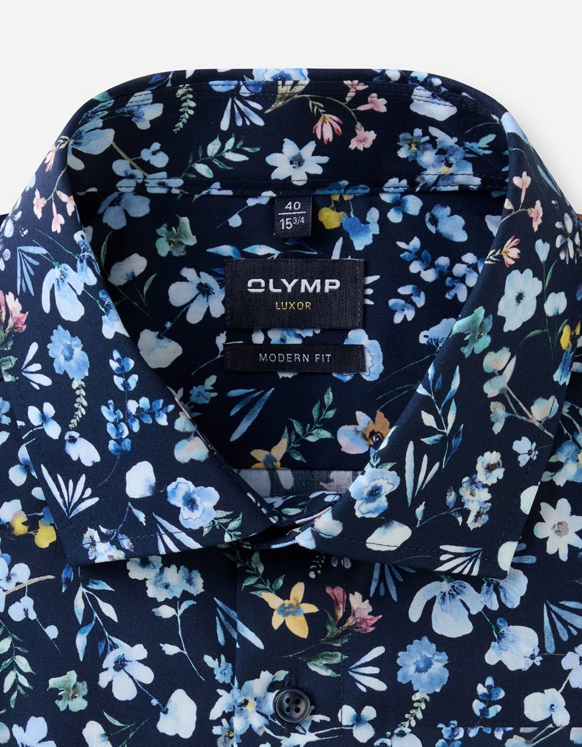 Рубашка мужская с цветочный принтом OLYMP Luxor, modern fit