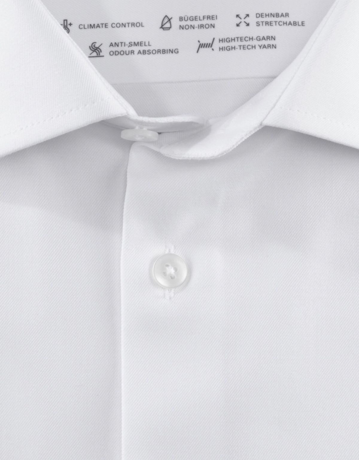 Рубашка мужская однотонная OLYMP Luxor, modern fit, климат-контроль