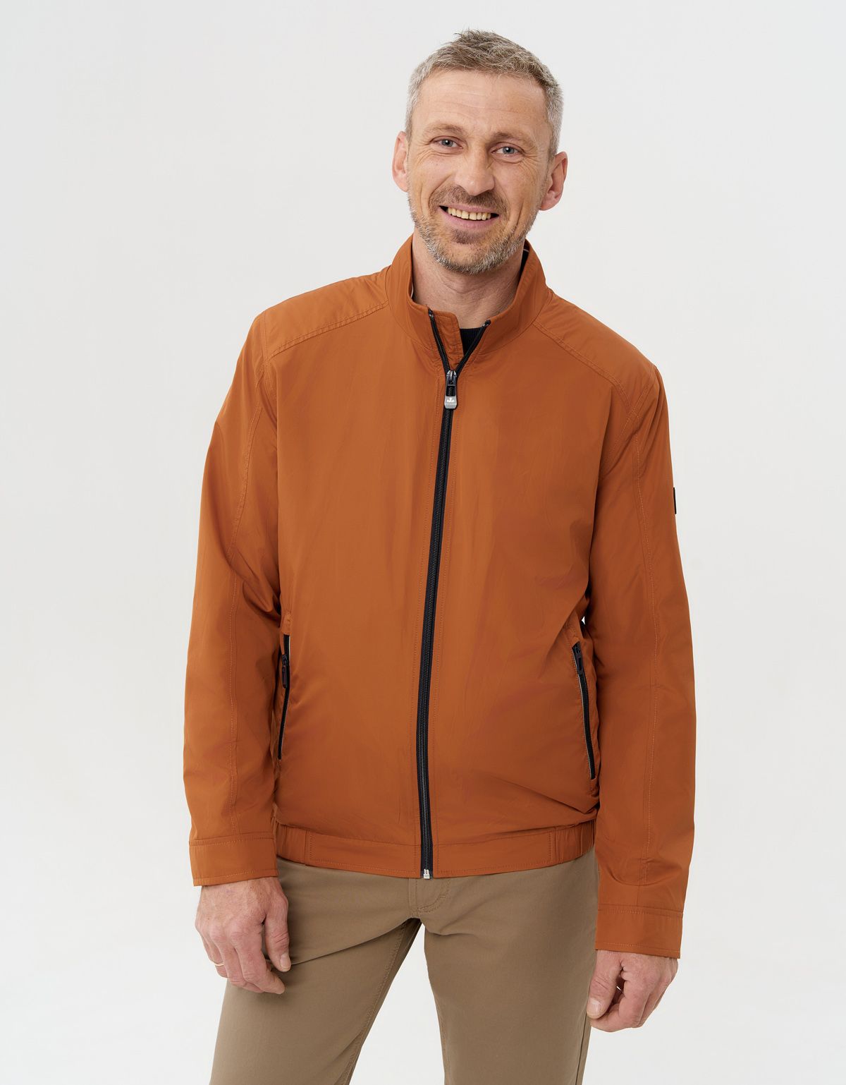 Куртка мужская оранжевая лёгкая New Canadian | купить в интернет-магазине Olymp-Men