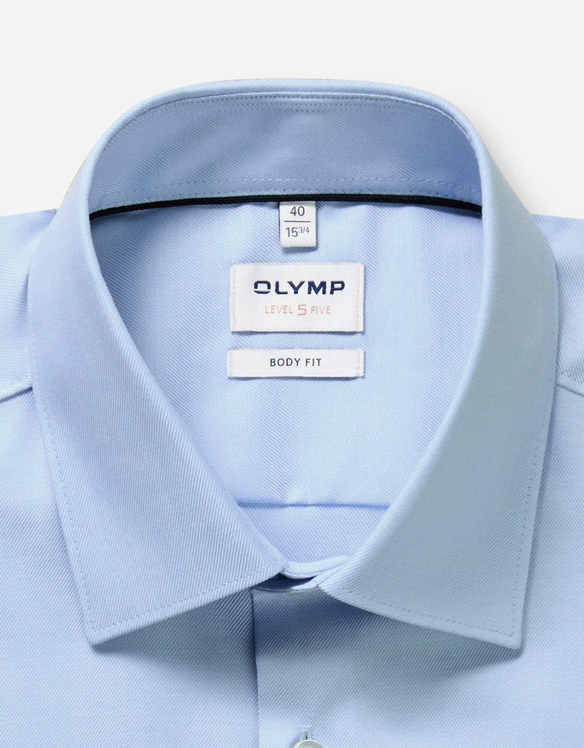 Сорочка голубая классическая мужская OLYMP, body fit | купить в интернет-магазине Olymp-Men
