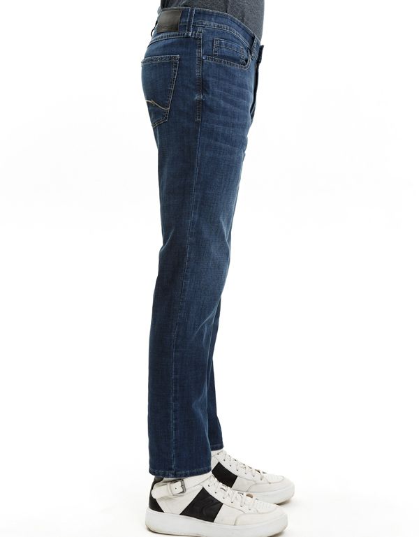 Джинсы синие мужские Hattric прямого кроя | купить в интернет-магазине Olymp-Men