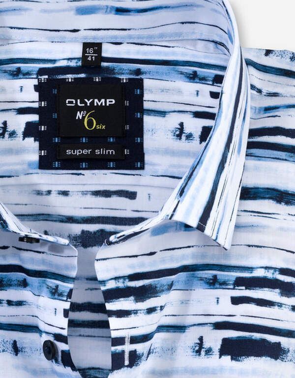 Мужская классическая рубашка OLYMP №6, супер слим | купить в интернет-магазине Olymp-Men