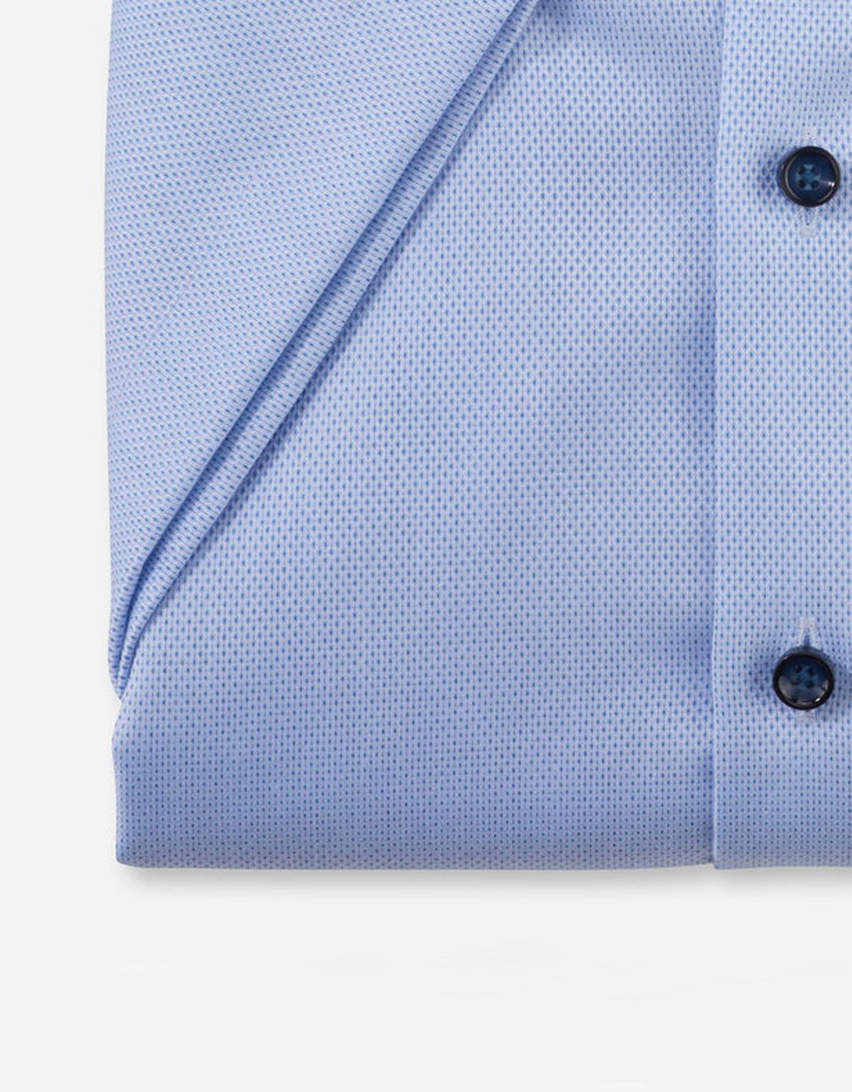 Сорочка голубая мужская классическая OLYMP Luxor прямая