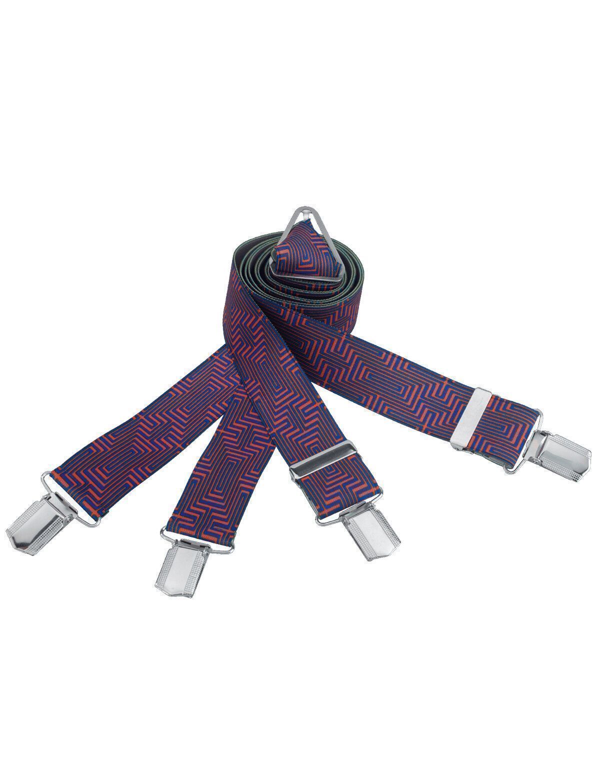 Подтяжки мужские с принтом ромбы Lindenmann | купить в интернет-магазине Olymp-Men