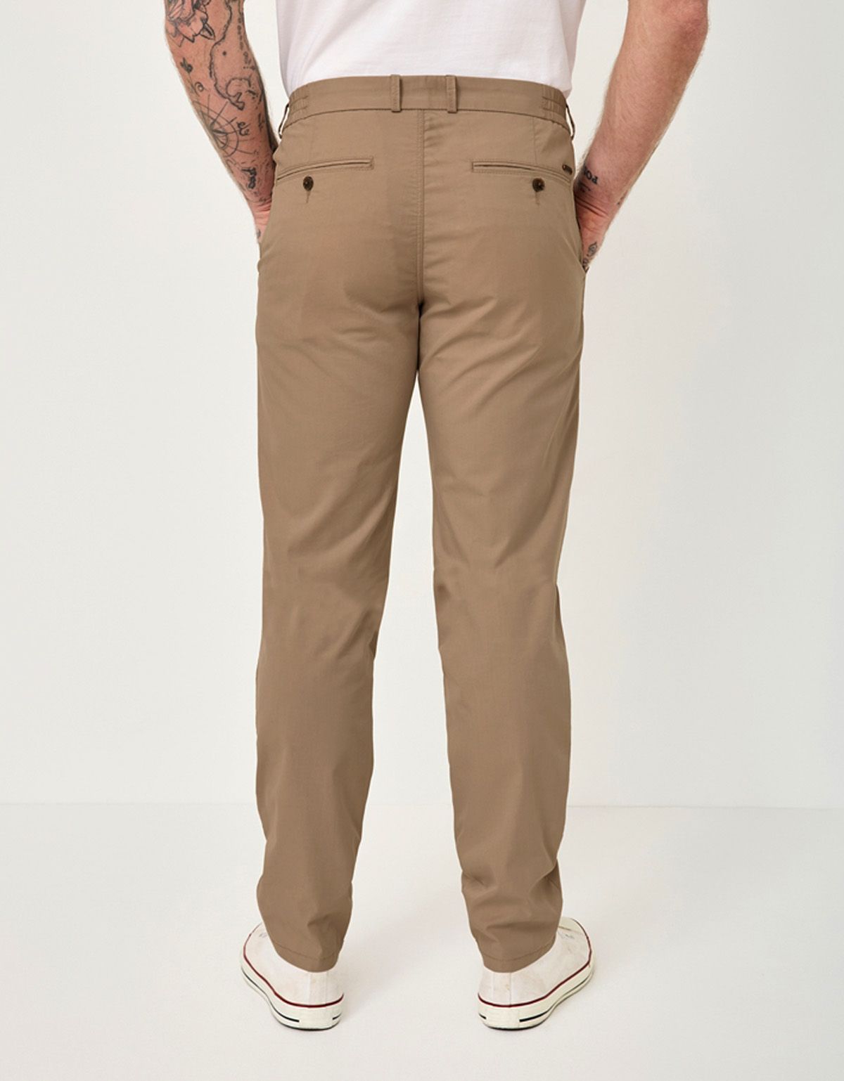 Брюки чинос летние коричневые Redpoint | купить в интернет-магазине Olymp-Men