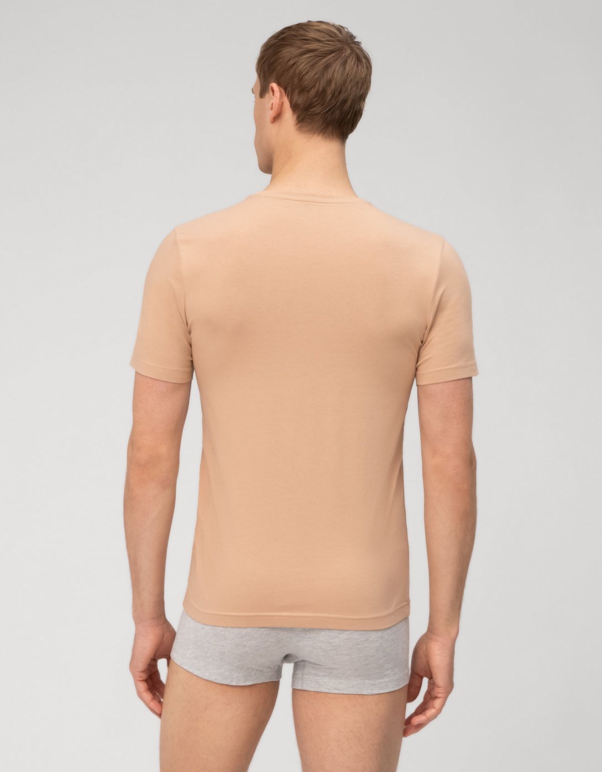 Футболка бельевая мужская бежевая | купить в интернет-магазине Olymp-Men