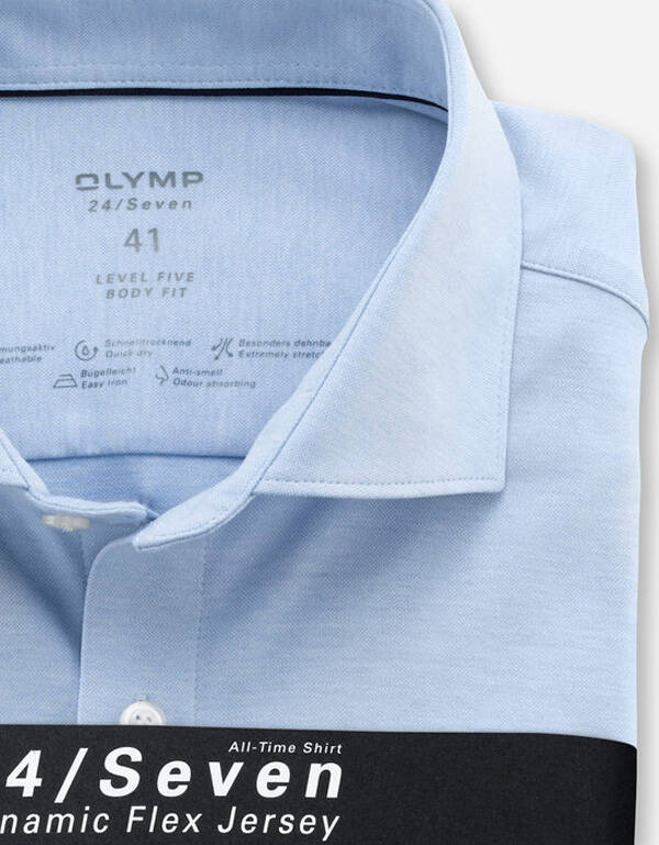 Рубашка трикотажная OLYMP Level Five 24/7, body fit | купить в интернет-магазине Olymp-Men