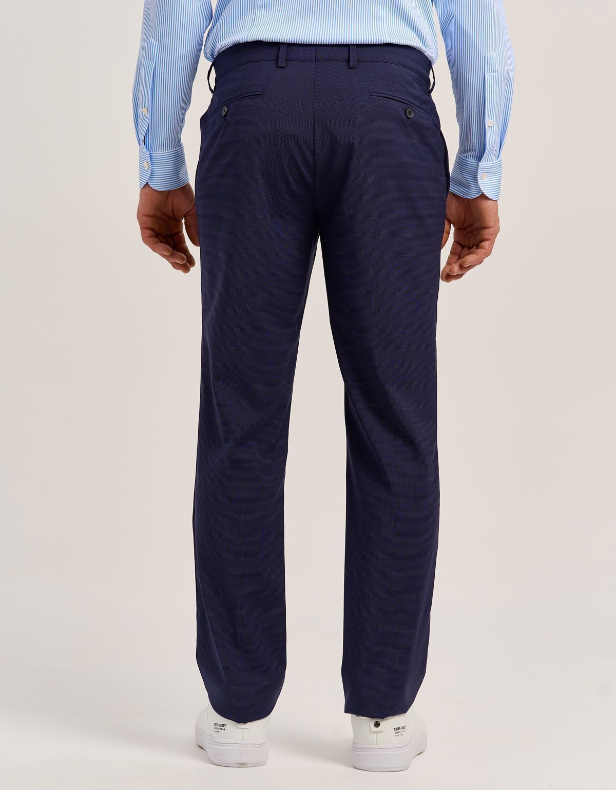 Брюки классические синие мужские w.Wegener | купить в интернет-магазине Olymp-Men