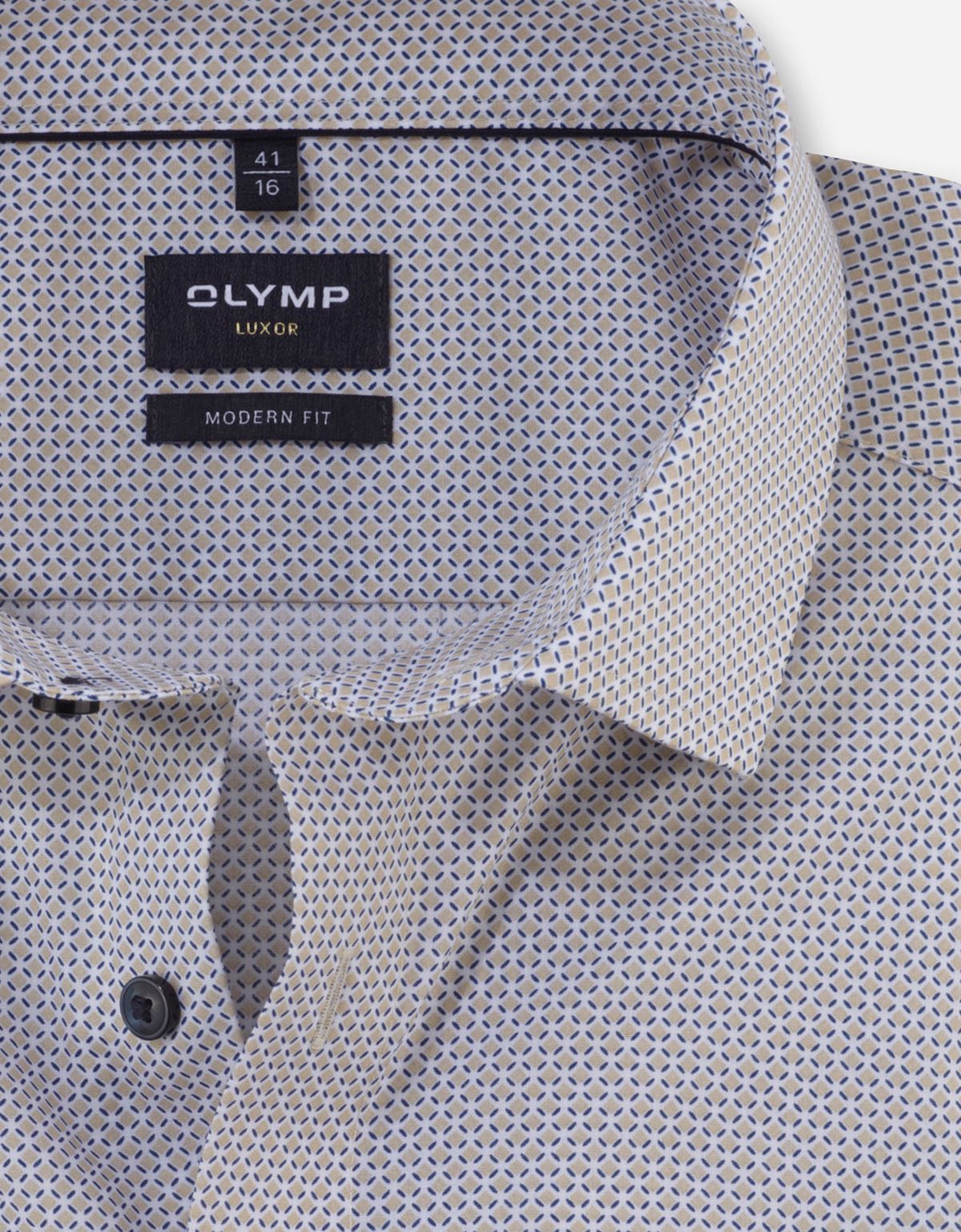 Рубашка мужская классическая с принтом OLYMP Luxor, modern fit | купить в интернет-магазине Olymp-Men