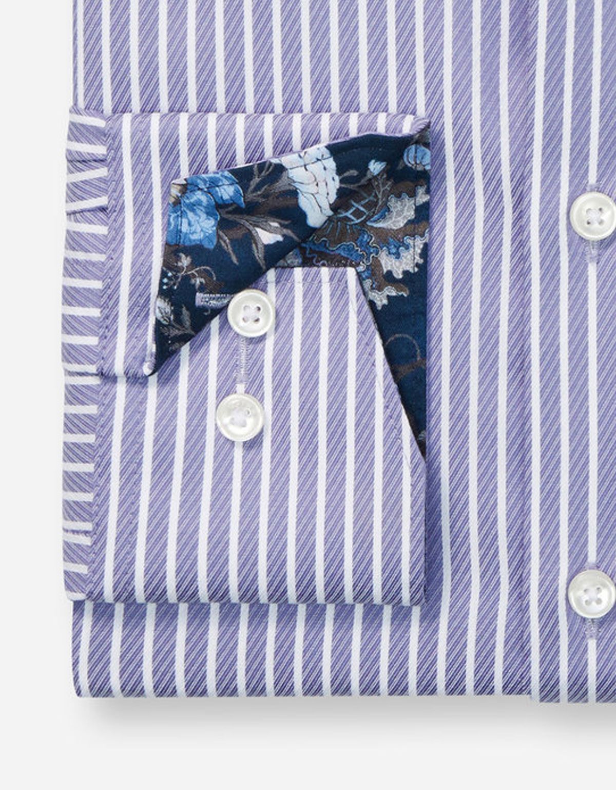 Рубашка мужская в белую полоску OLYMP Luxor, modern fit | купить в интернет-магазине Olymp-Men