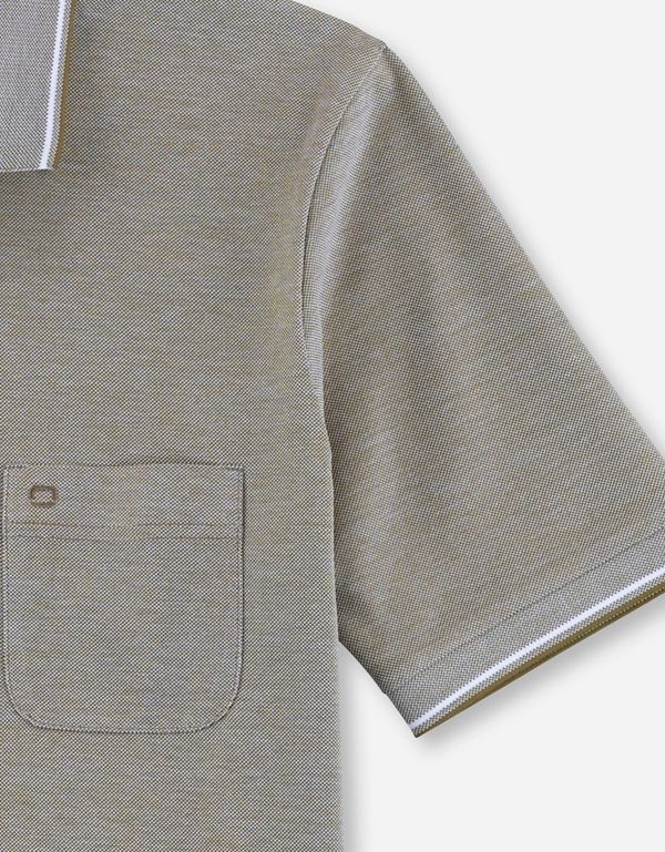 Поло мужское цвета хаки Olymp, modern fit | купить в интернет-магазине Olymp-Men