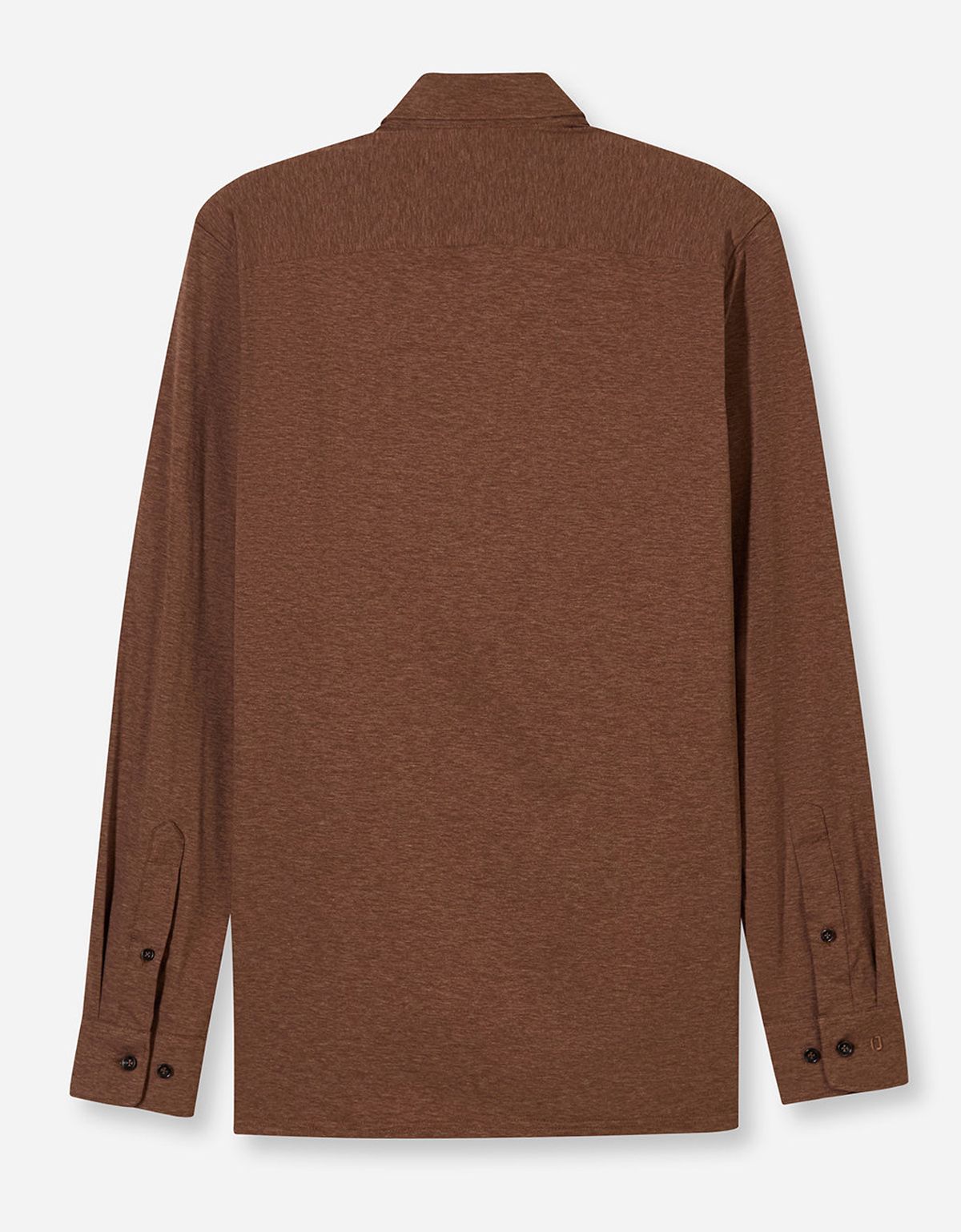 Рубашка трикотажная мужская коричневая, modern fit | купить в интернет-магазине Olymp-Men