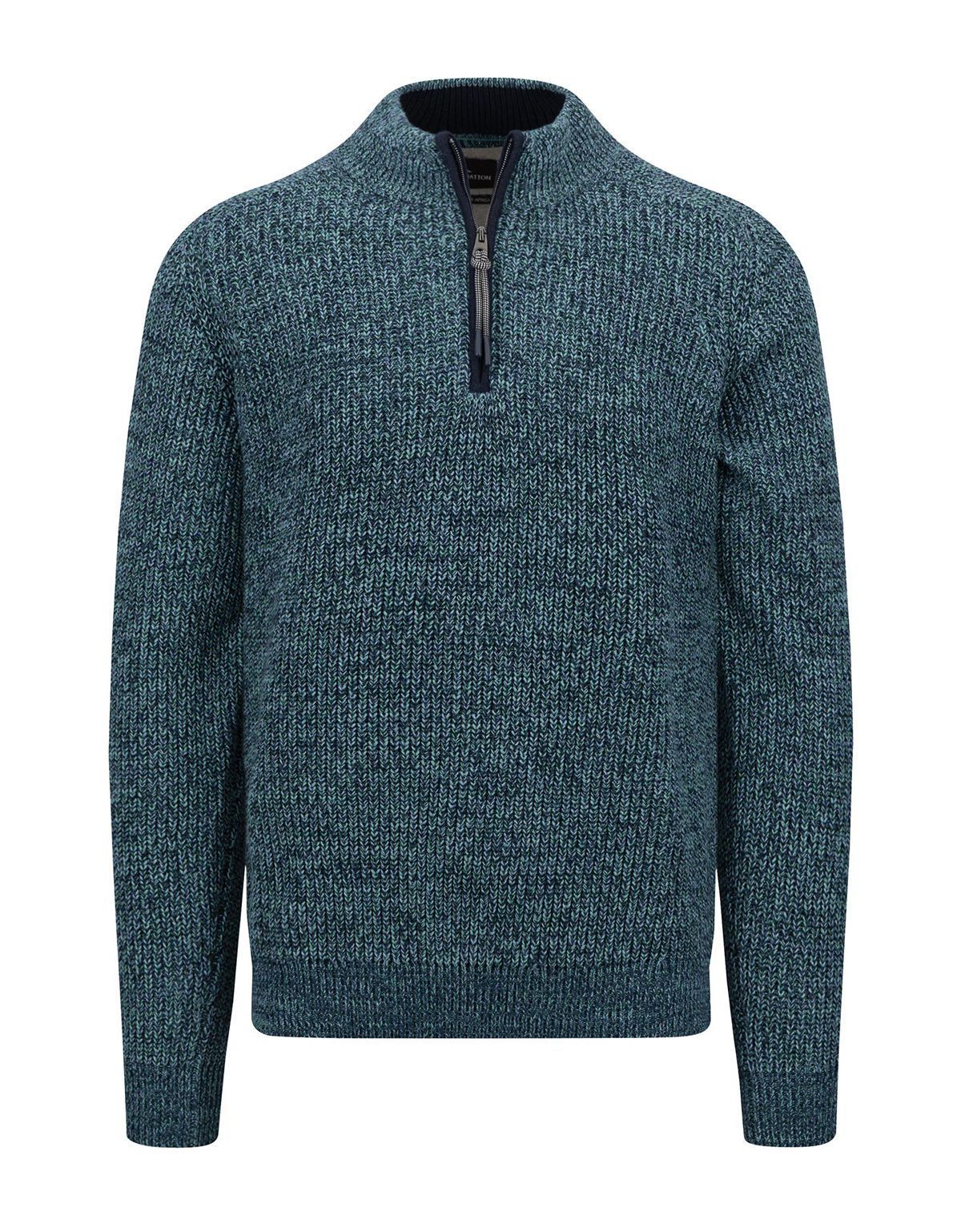 Свитер на молнии меланжевый Fynch-Hatton | купить в интернет-магазине Olymp-Men