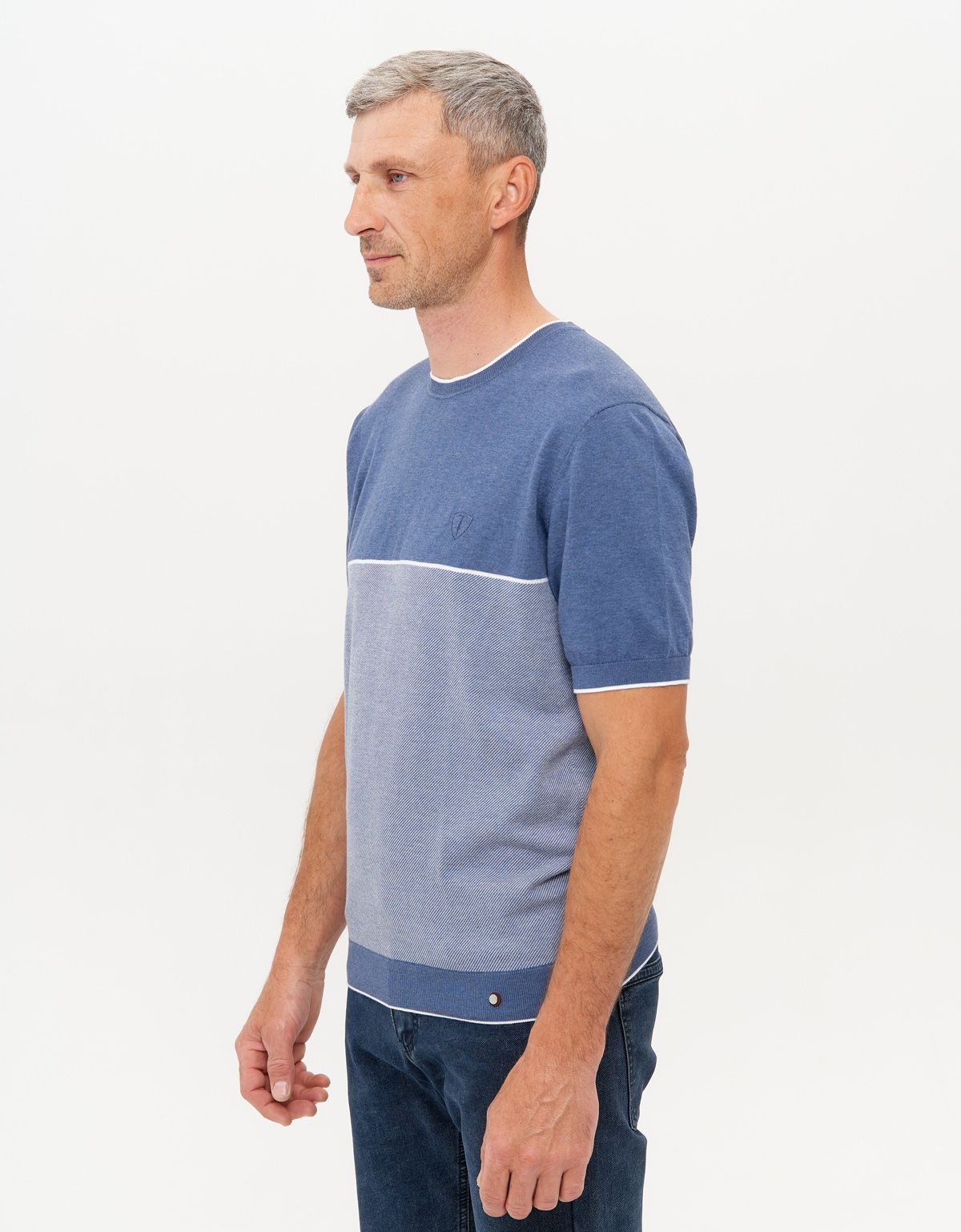 Джемпер мужской с коротким рукавом Gratude | интернет-магазин Olymp-Men