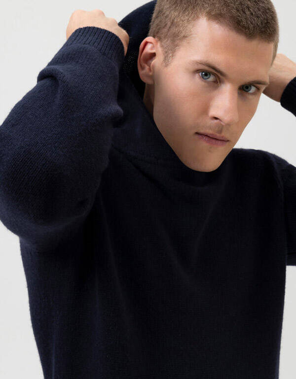 Свитер мужской Olymp с капюшоном, body fit | купить в интернет-магазине Olymp-Men