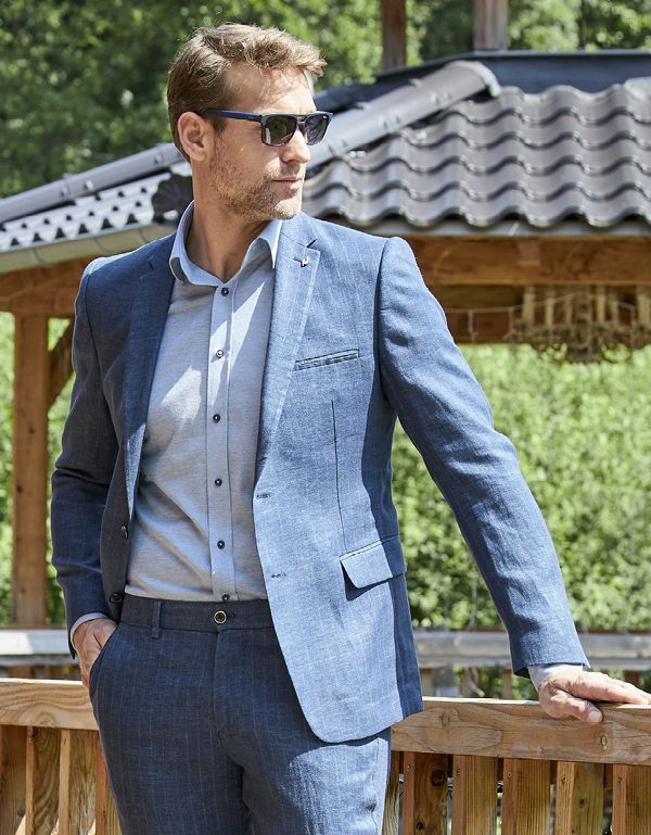 Пиджак мужской льняной  W.Wegener | купить в интернет-магазине Olymp-Men