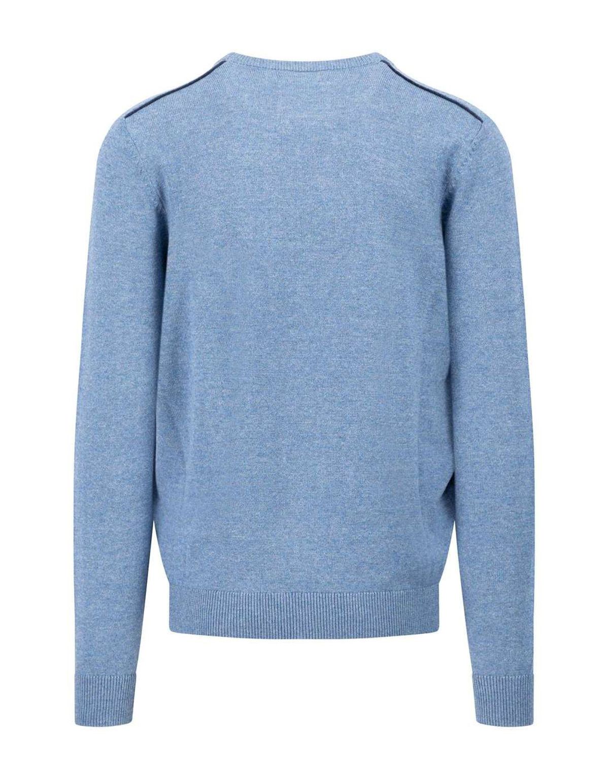 Джемпер вязаный голубой Fynch-Hatton | интернет-магазин Olymp-Men