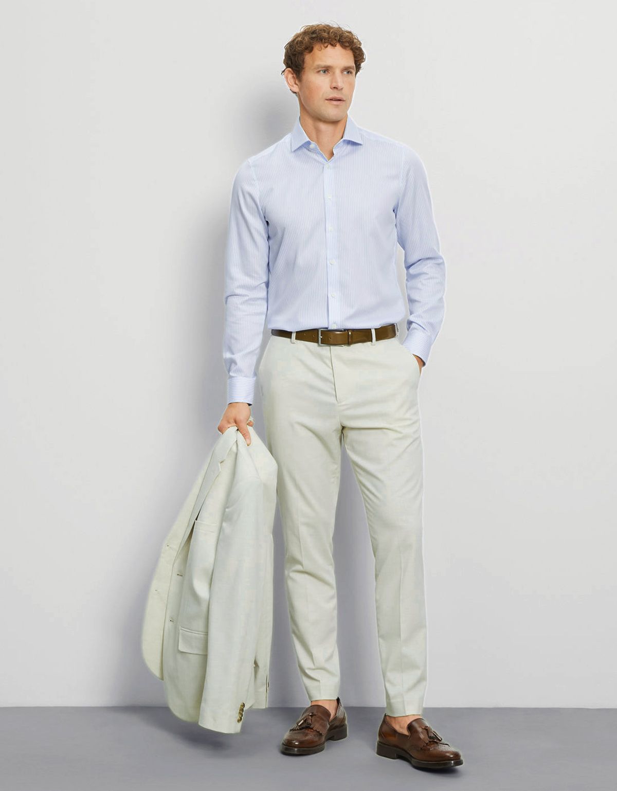 Рубашка мужская в полоску OLYMP, body fit | купить в интернет-магазине Olymp-Men