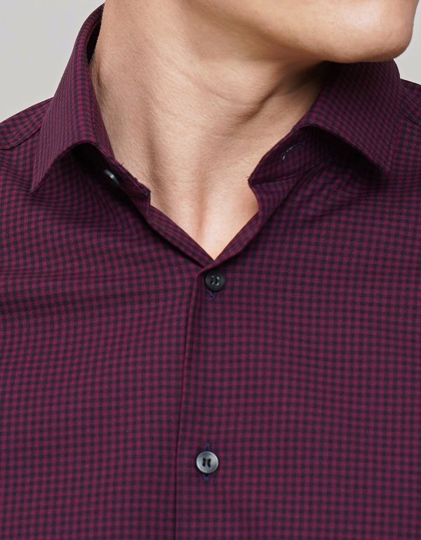 Рубашка мужская OLYMP 24/7 в клетку, body fit | купить в интернет-магазине Olymp-Men