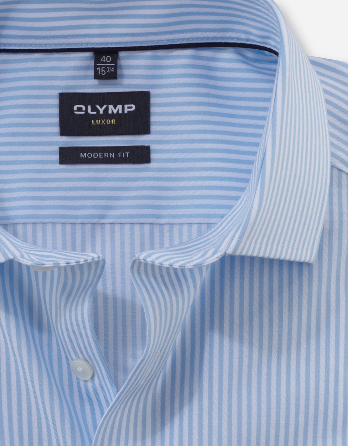 Сорочка мужская в полоску OLYMP Luxor, modern fit, фактурная | купить в интернет-магазине Olymp-Men