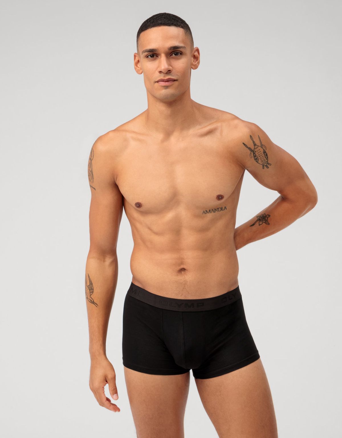 Трусы боксеры чёрные мужские Olymp, комплект, 3 шт. | купить в интернет-магазине Olymp-Men